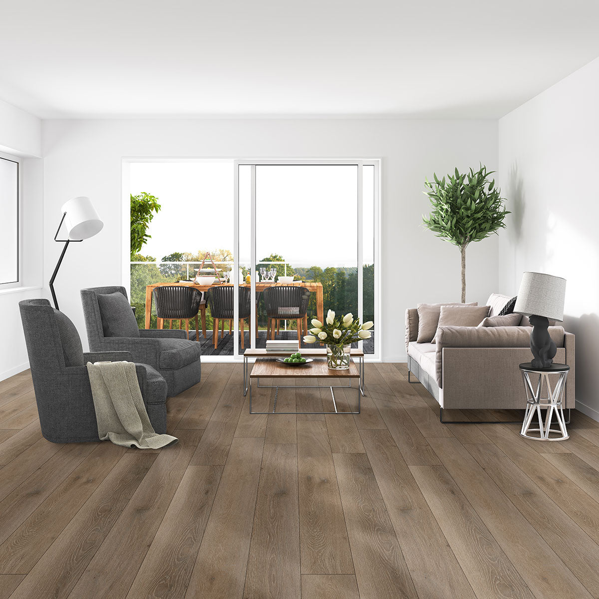 MSI Rigid Core Vinyl Flooring XL Prescott Cranton 9"x60" - Everlife Collection
