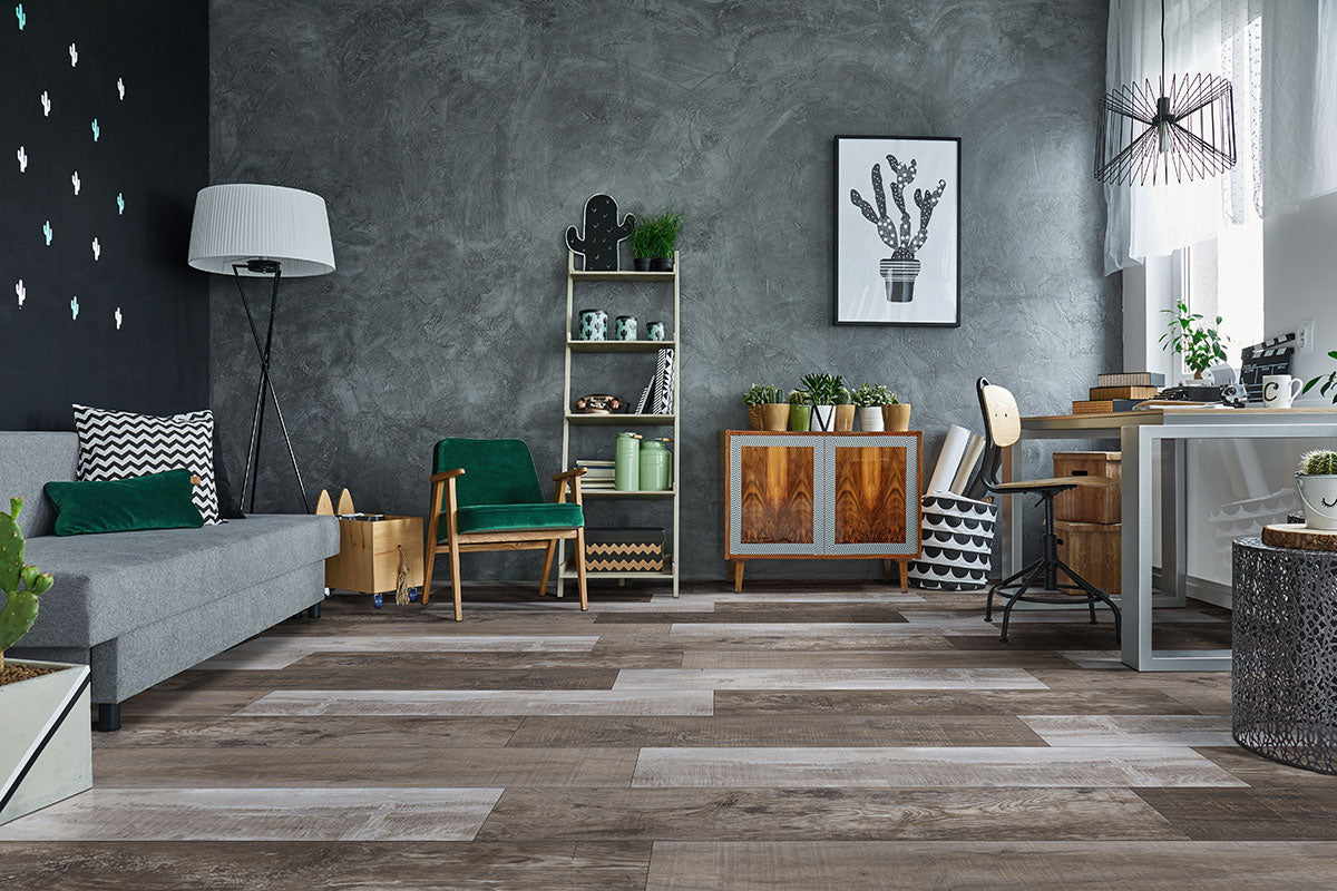 MSI Rigid Core Vinyl Flooring XL Prescott Weathered Brina 9"x60" - Everlife Collection