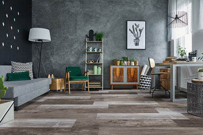 MSI Rigid Core Vinyl Flooring XL Prescott Weathered Brina 9"x60" - Everlife Collection
