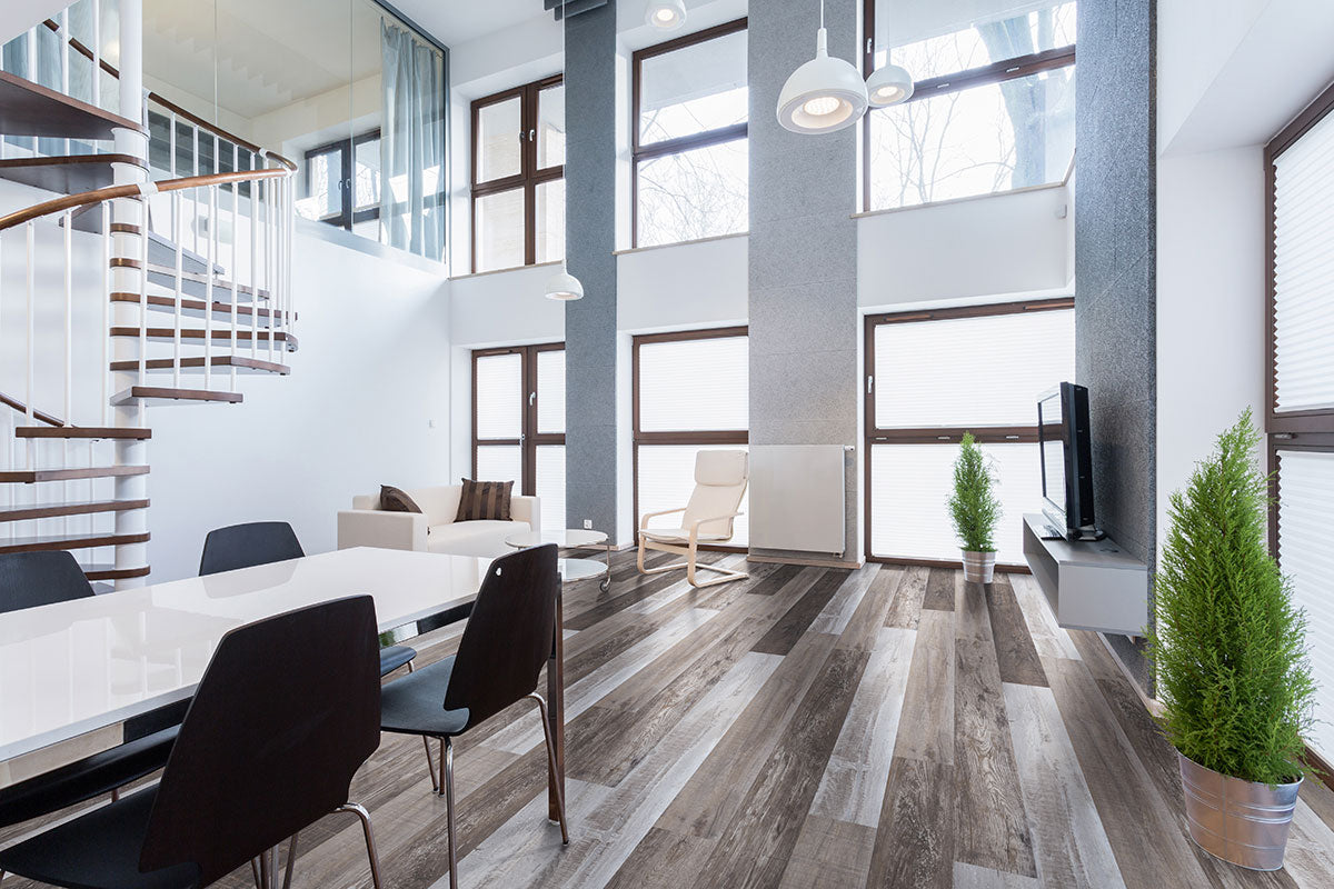 MSI Rigid Core Vinyl Flooring XL Prescott Weathered Brina 9"x60" - Everlife Collection