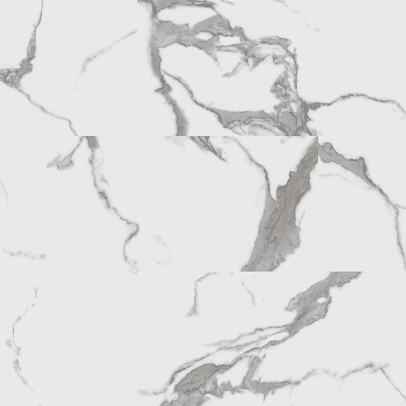 MSI Rigid Core Vinyl Flooring XL Trecento Calacatta Marbello 18"x36" - Everlife Collection
