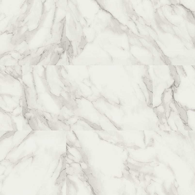 MSI Rigid Core Vinyl Flooring XL Trecento Calacatta Venosa Gold 18"x36" - Everlife Collection