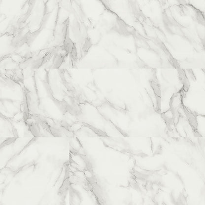 MSI Rigid Core Vinyl Flooring XL Trecento Calacatta Venosa Gold 18"x36" - Everlife Collection