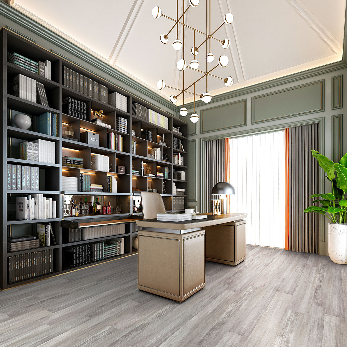 MSI Rigid Core Vinyl Flooring Ashton Loton Hill 7"x48" - Everlife Collection