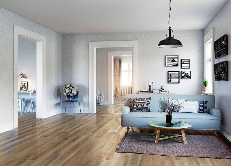 MSI Rigid Core Vinyl Flooring Ashton Maracay Brown 7"x48" - Everlife Collection