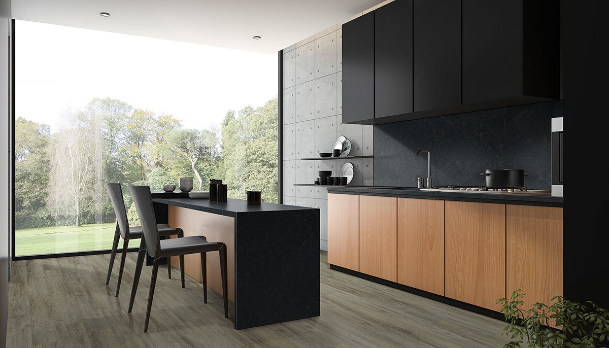 MSI Rigid Core Vinyl Flooring Ashton York Gray 7"x48" - Everlife Collection