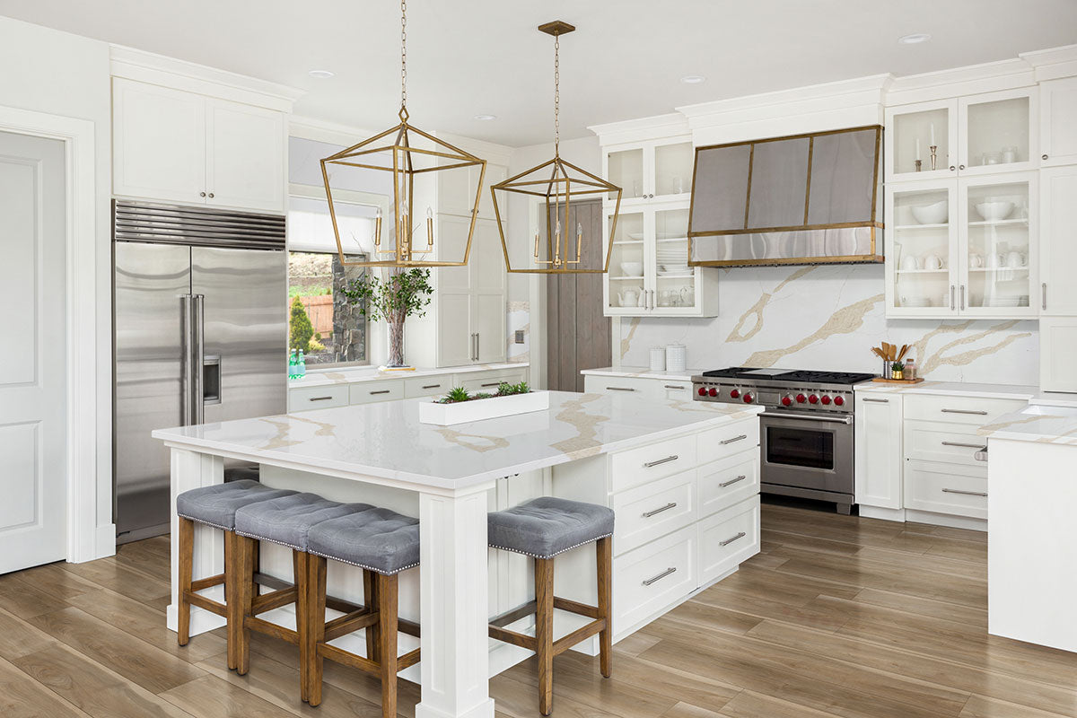 MSI Rigid Core Vinyl Flooring Andover Bayhill Blonde 7"x48" - Everlife Collection