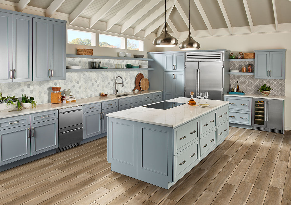 MSI Rigid Core Vinyl Flooring Andover Bayhill Blonde 7"x48" - Everlife Collection