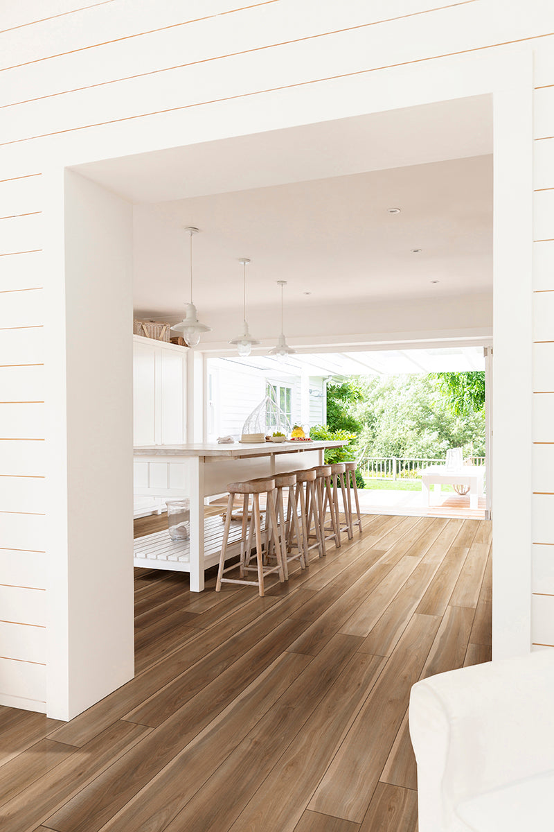 MSI Rigid Core Vinyl Flooring Andover Bayhill Blonde 7"x48" - Everlife Collection