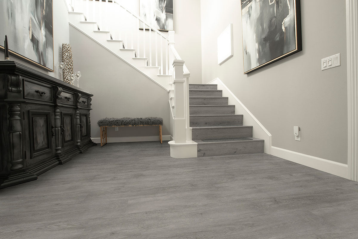 MSI Rigid Core Vinyl Flooring Cyrus Grayton 7"x48" - Everlife Collection