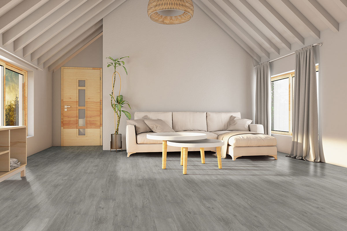 MSI Rigid Core Vinyl Flooring Cyrus Grayton 7"x48" - Everlife Collection