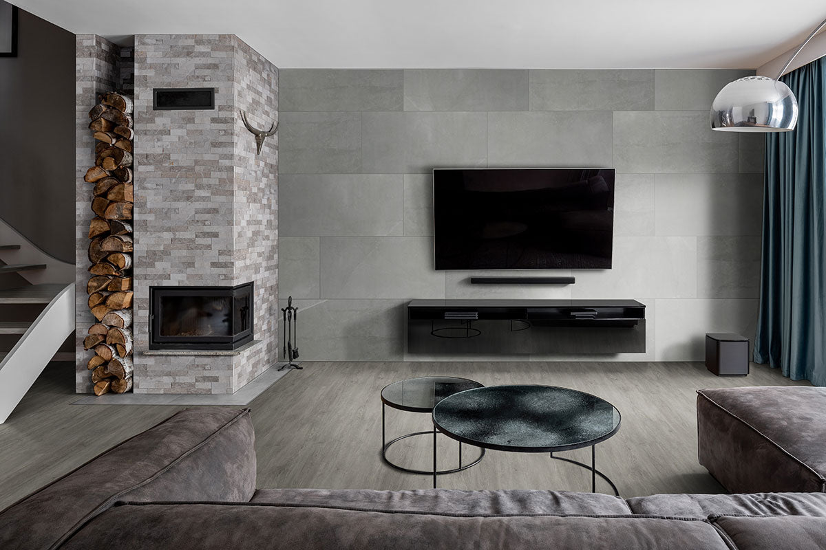 MSI Rigid Core Vinyl Flooring Prescott Grayton 7"x48" - Everlife Collection