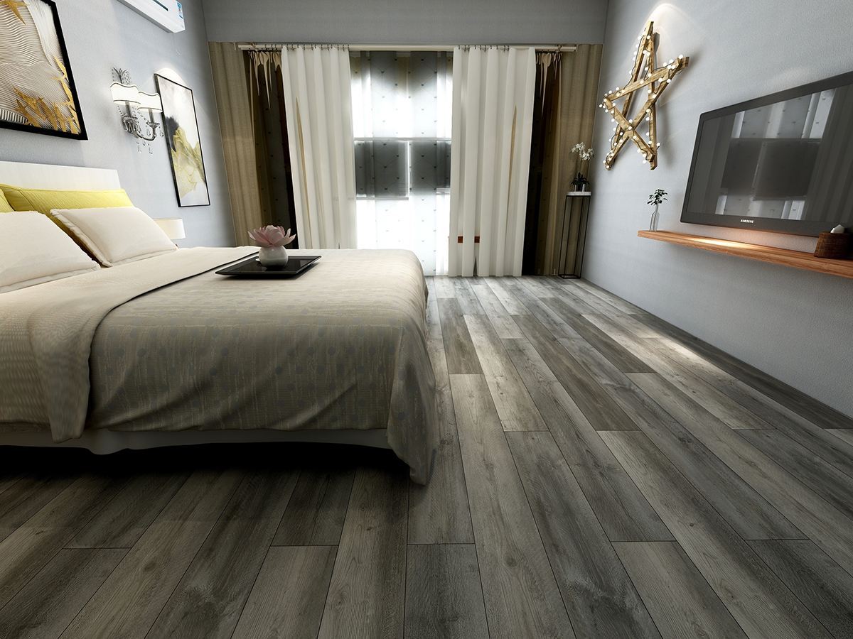 MSI Rigid Core Vinyl Flooring Prescott Katella Ash 7"x48" - Everlife Collection