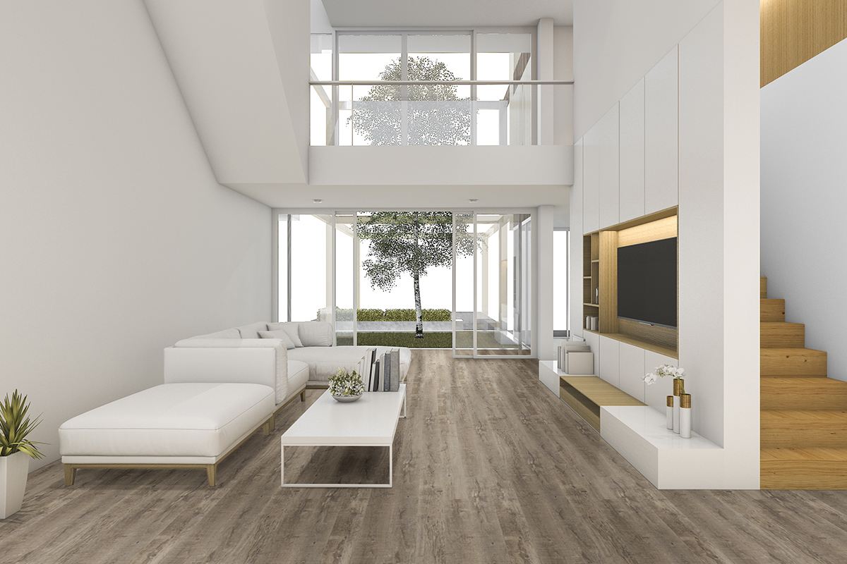MSI Rigid Core Vinyl Flooring Prescott Ryder 7"x48" - Everlife Collection
