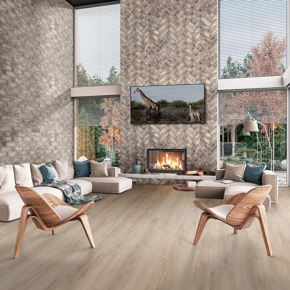 MSI Rigid Core Vinyl Flooring Cyrus Sandino 7"x48" - Everlife Collection