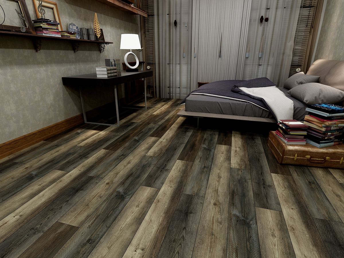 MSI Rigid Core Vinyl Flooring Prescott Stable 7"x48" - Everlife Collection