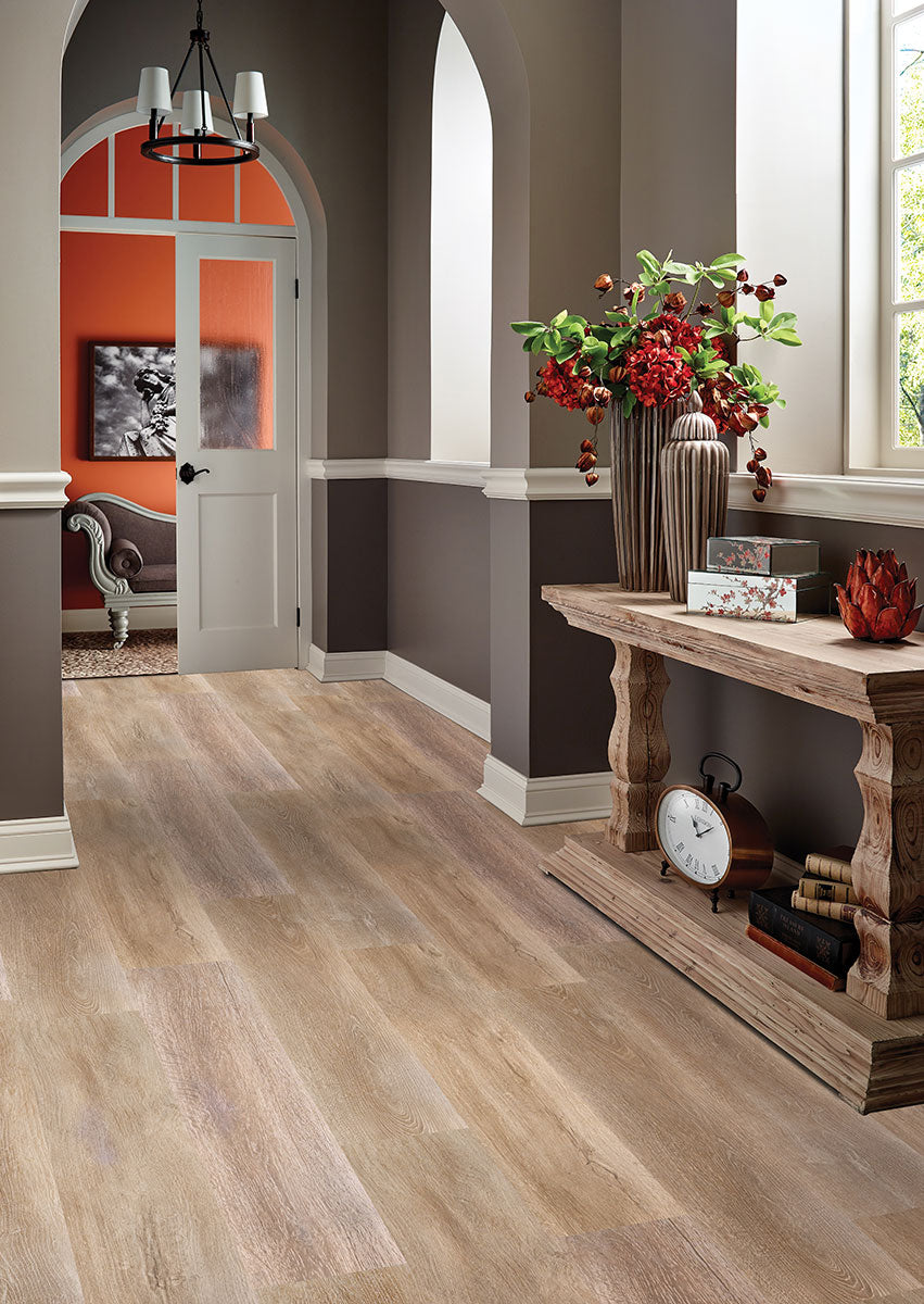 MSI Waterproof Hybrid Rigid Core Flooring Smithcliffs Brockton 7"x48" - Everlife Collection
