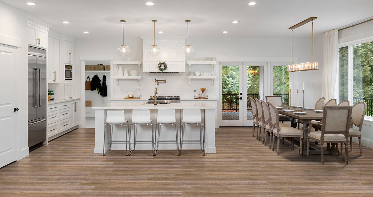 MSI Waterproof Hybrid Rigid Core Flooring Smithcliffs Brockton 7"x48" - Everlife Collection