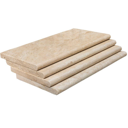 Light Travertine Pool Coping