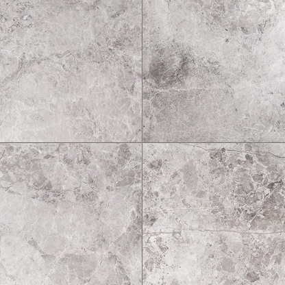  Tundra Gray Marble Floor and Wall Tile SKU-31722612H top view