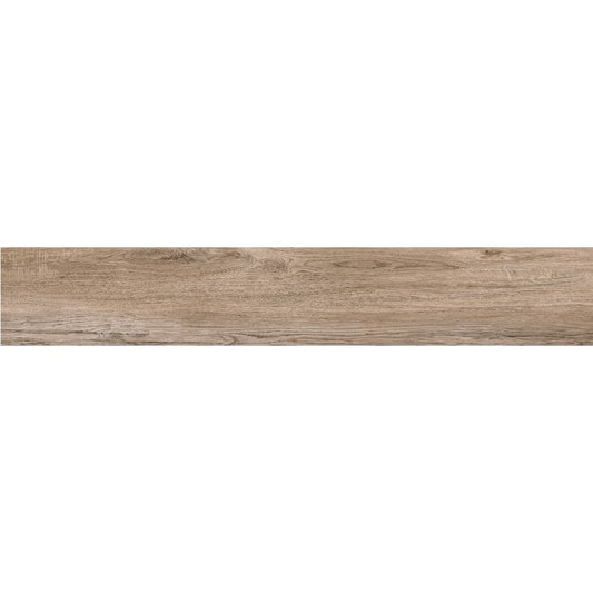 anka acacia beige matte rectified 6"x36" size wood look porcelain floor and wall tile SKU-165345 