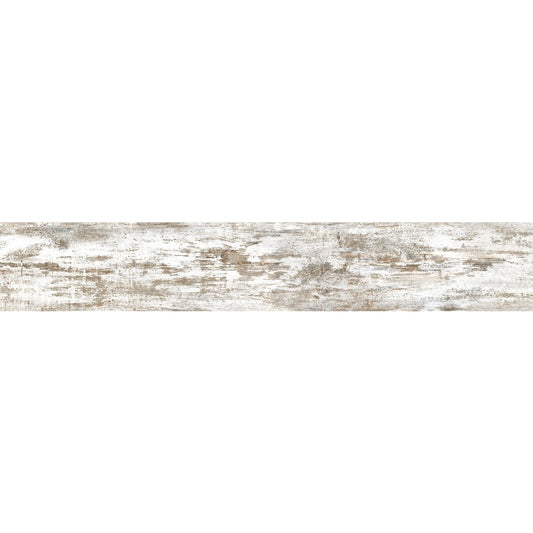 anka afra white,grey and brown mix color matte rectified wood look porcelain floor and wall tile  SKU-165345