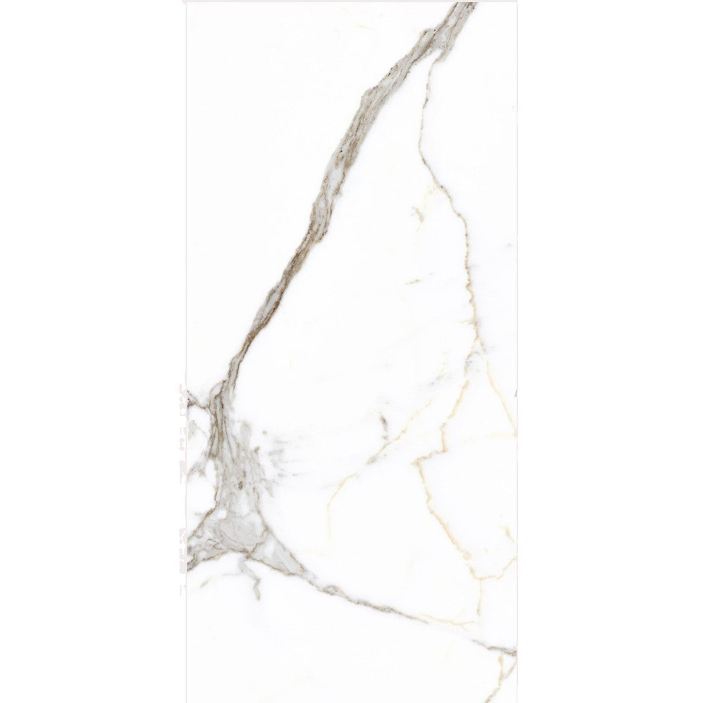 anka alaska grey glossy wall porcelain tile SKU 165070 12"x24" (30cmx60cm) size product shot top view