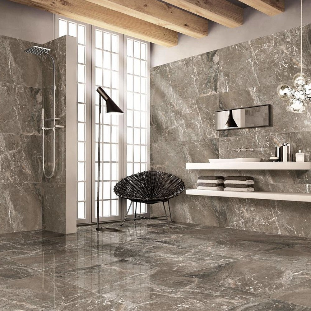 Anka Basra Glossy Rectified Porcelain Wall and Floor Tile