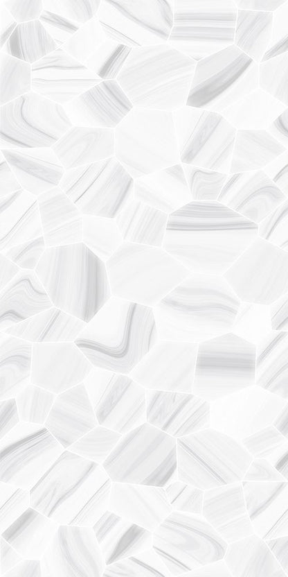 anka bella grey glossy ceramic relief decor tile 12"x24" (30x60cm) SKU 170012