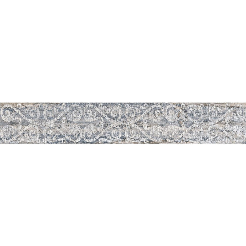 Anka botanic multi matte rectified porcelain decor tile size 6"x36" SKU-165348