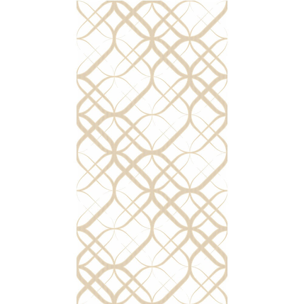 Anka classic carrara gold glossy unrectified porcelain form decor tile 12"x24" SKU-170042 top view