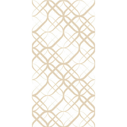 Anka classic carrara gold glossy unrectified porcelain form decor tile 12"x24" SKU-170042 top view