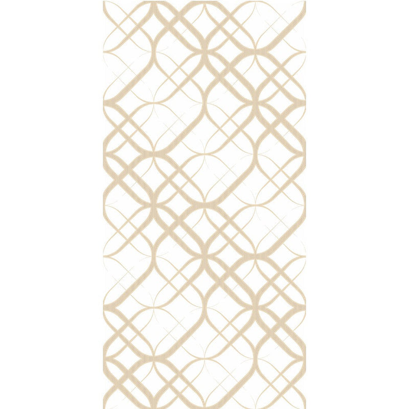 Anka classic carrara gold glossy unrectified porcelain form decor tile 12"x24" SKU-170042 top view