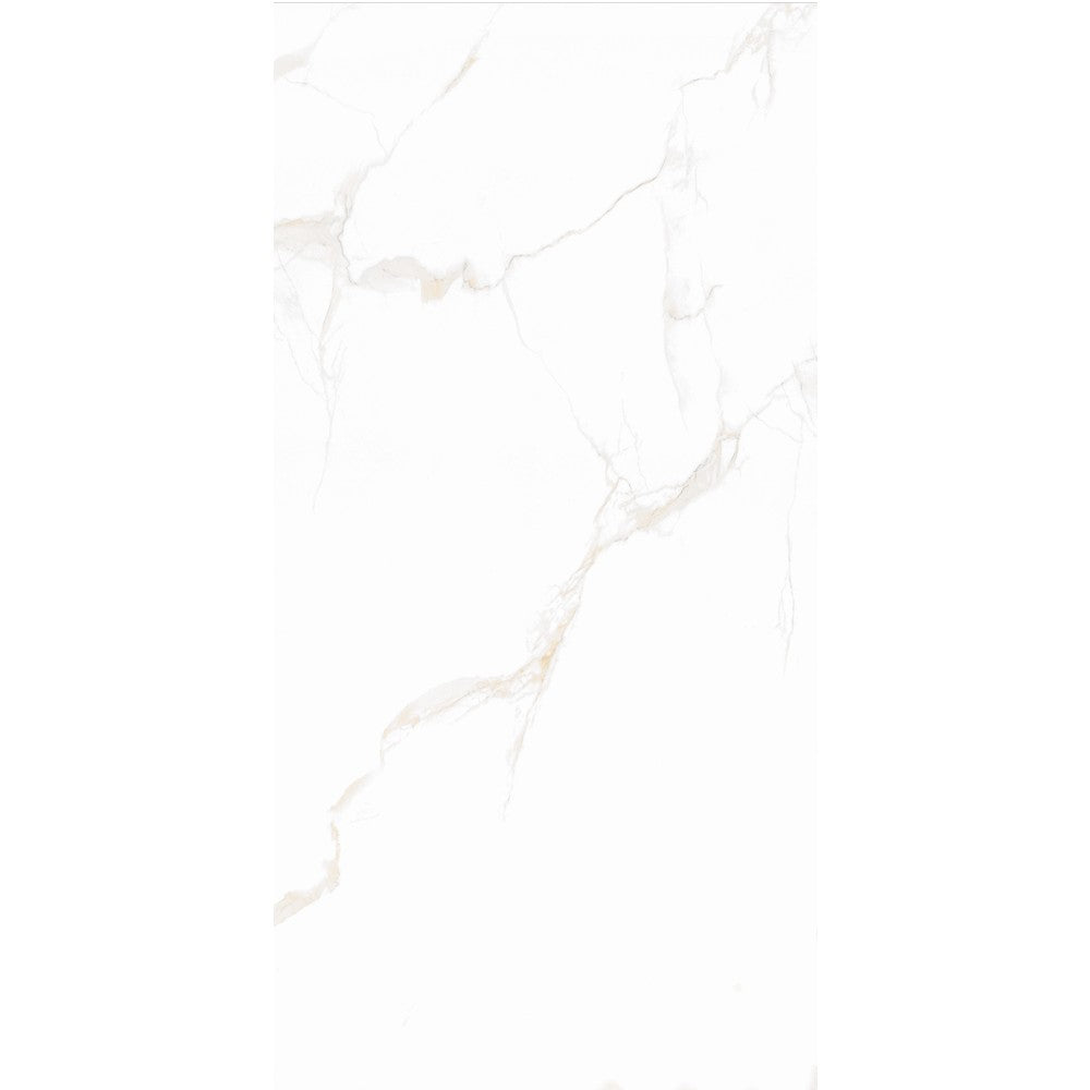 Anka classic carrara gold glossy unrectified porcelain wall tile SKU-170044 top view