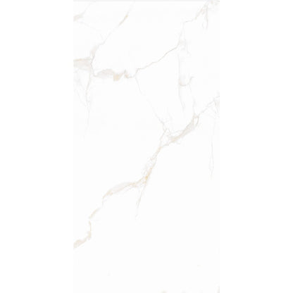 Anka classic carrara gold glossy unrectified porcelain wall tile SKU-170044 top view