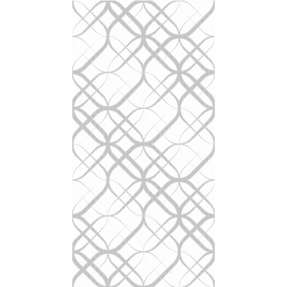 Anka classic carrara silver glossy unrectified porcelain decor wall tile 12"x24" SKU-170051
