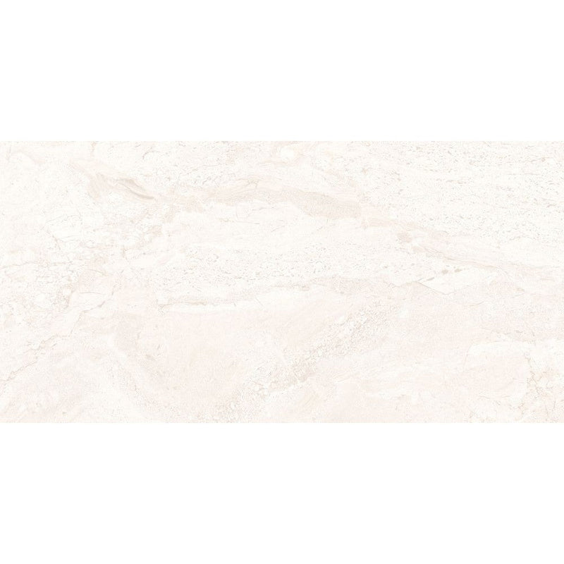 Diva Cream Glossy Rectified Porcelain Wall and Floor Tile