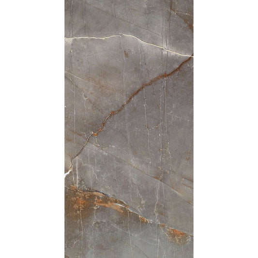 anka ece brown glossy unrectified porcelain wall tile size 30cmx60cm SKU 165087 product photo