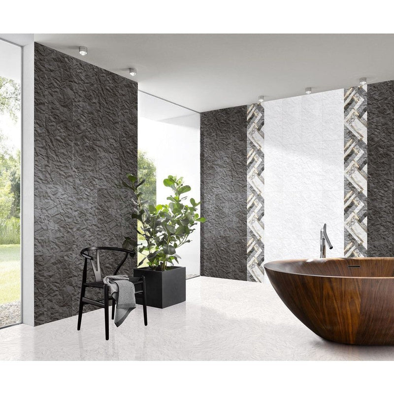 Anka elite modern glossy porcelain wall tile 24"x48"