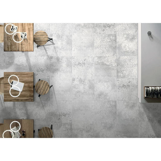 Anka Lotus Semi-Glossy Rectified Porcelain Wall and Floor Tile