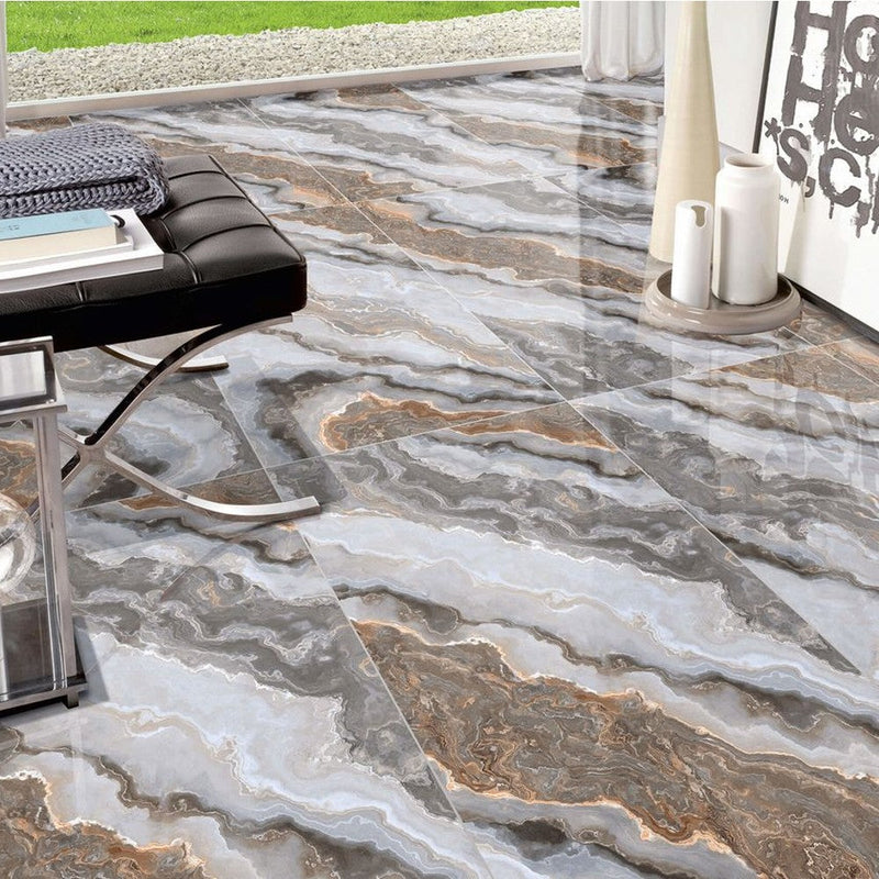 Anka Muson Glossy Rectified Porcelain Floor and Wall Tile