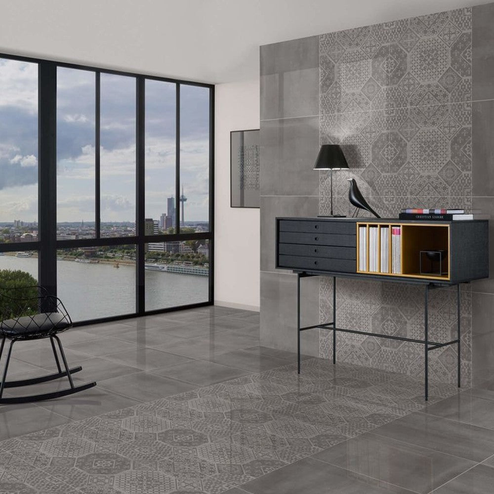 Anka Soho Glossy Rectified Porcelain Wall and Floor, Decor Tile