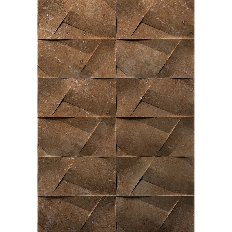 Antalya Noce Travertine Field Dimensional Stone Wall Tile