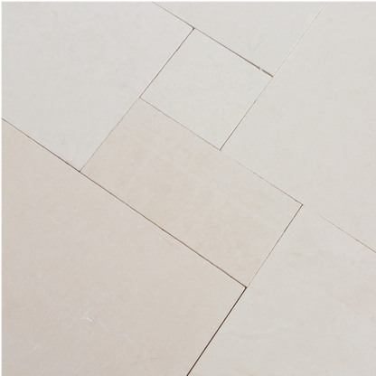 Antalya White French Pattern Set Limestone Tile