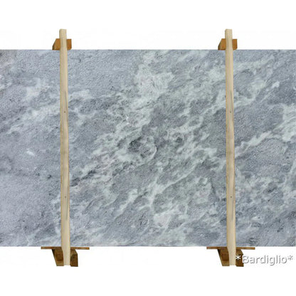 Bardiglio Gray Bookmatching Marble Slab