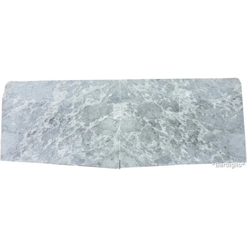 Bardiglio Gray Bookmatching Marble Slab