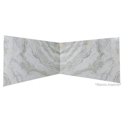 Bianco Argento White Bookmatching Marble Slab