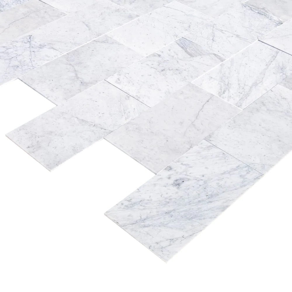 Bianco Carrara White Marble Floor and Wall Tile Polished