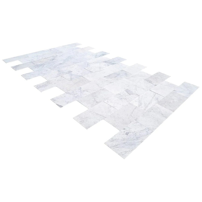 Bianco Carrara White Marble Floor and Wall Tile Polished