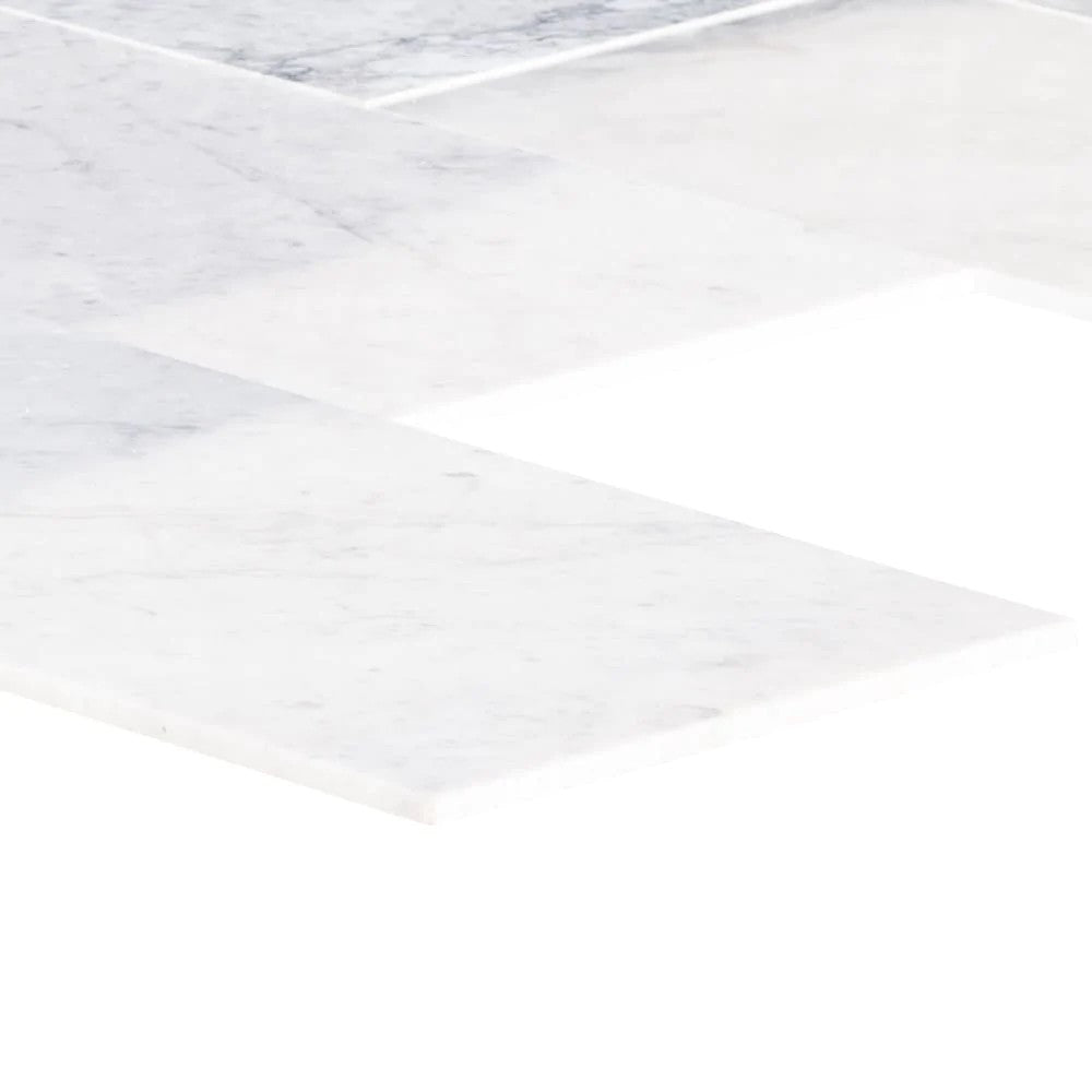 Bianco Carrara White Marble Floor and Wall Tile Polished